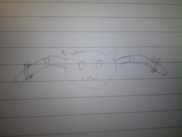 うろ覚えでＱＢを手描きで描いてみた