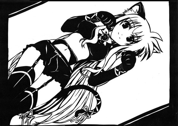 【切り絵】 フェイト・テスタロッサ 「魔法少女リリカルなのは」