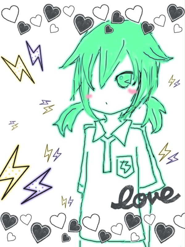 フェイ君カラーの霧野さんをデコってみた