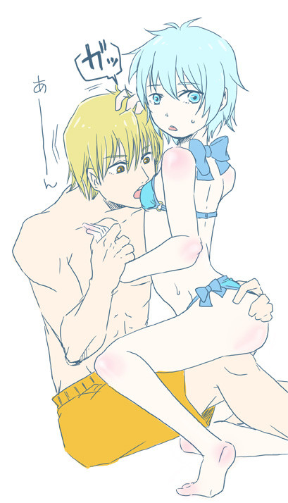 【黄♂黒♀】女体黒子と勢いまんが。