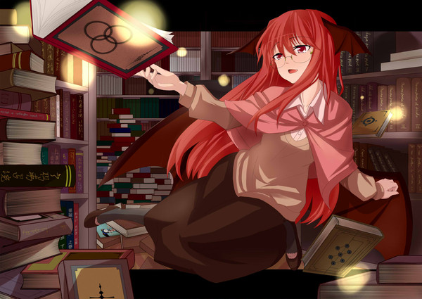 図書館の蛍
