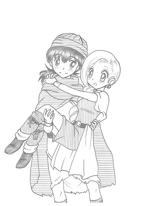 主ビアらくがき×３