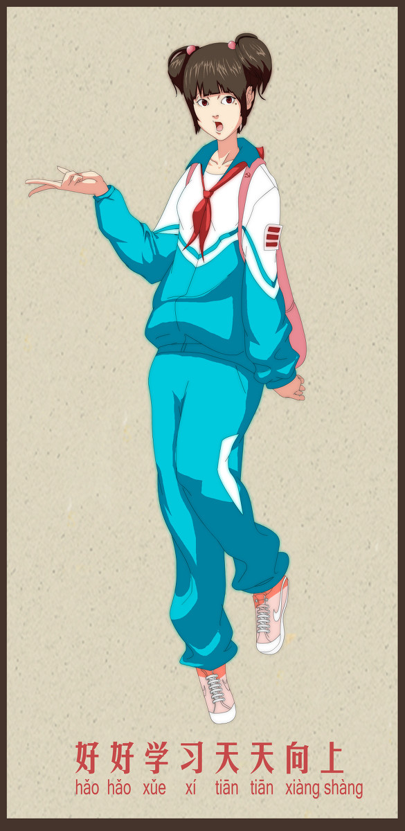 中国の制服学生