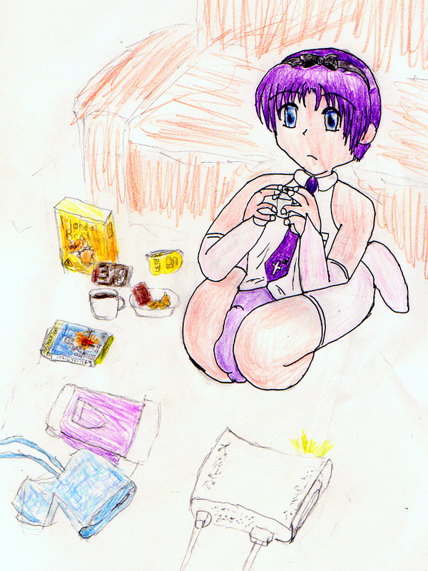 コントーションな姿でゲームを