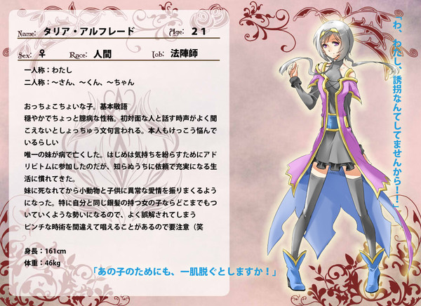 【T*Lc】タリア・アルフレード【太陽のギルド】