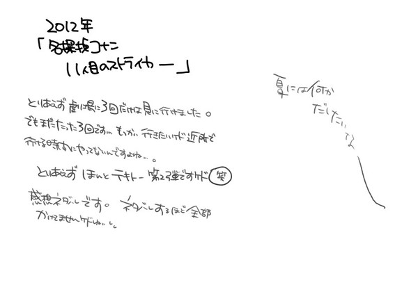 11人目のストライカー感想　その２