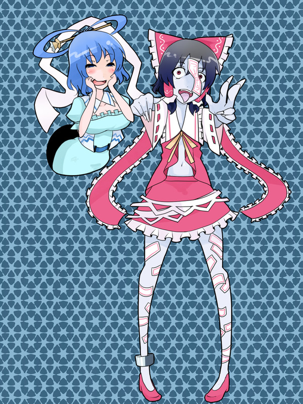 (青　＾ω＾)「霊夢さんＧＥＴしたお！」