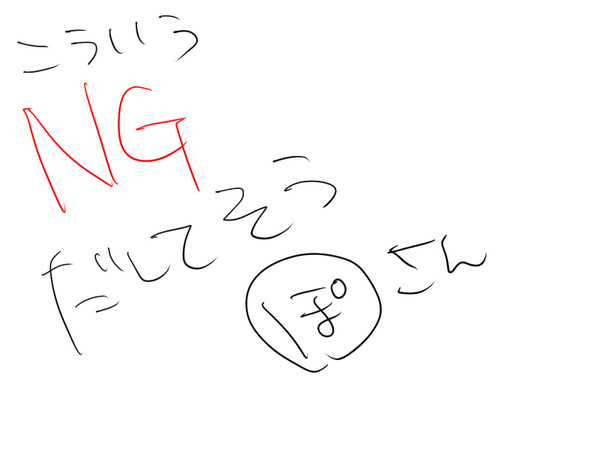 こんなNG出してそうだよね！某ぽさん