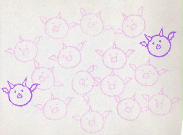 はんこで大量発生