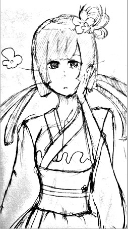 和服な子