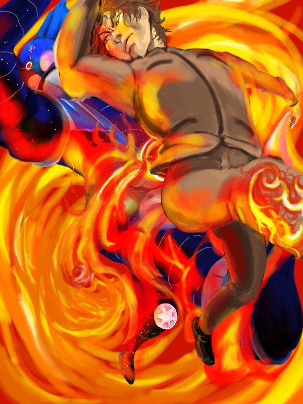 燃える男