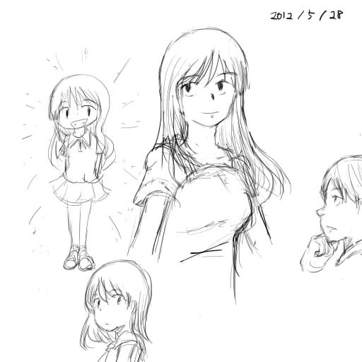 たまには落描き