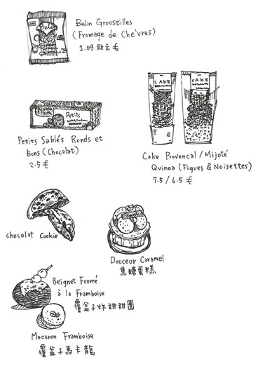 甜點_插畫