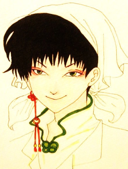 【鬼灯の冷徹】　初描き・白澤くん