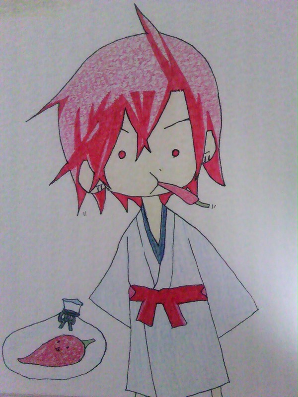 《模写》千渡胡鶴