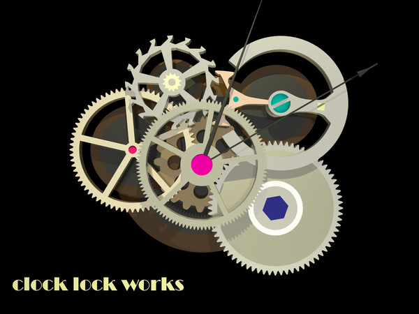 clock lock works