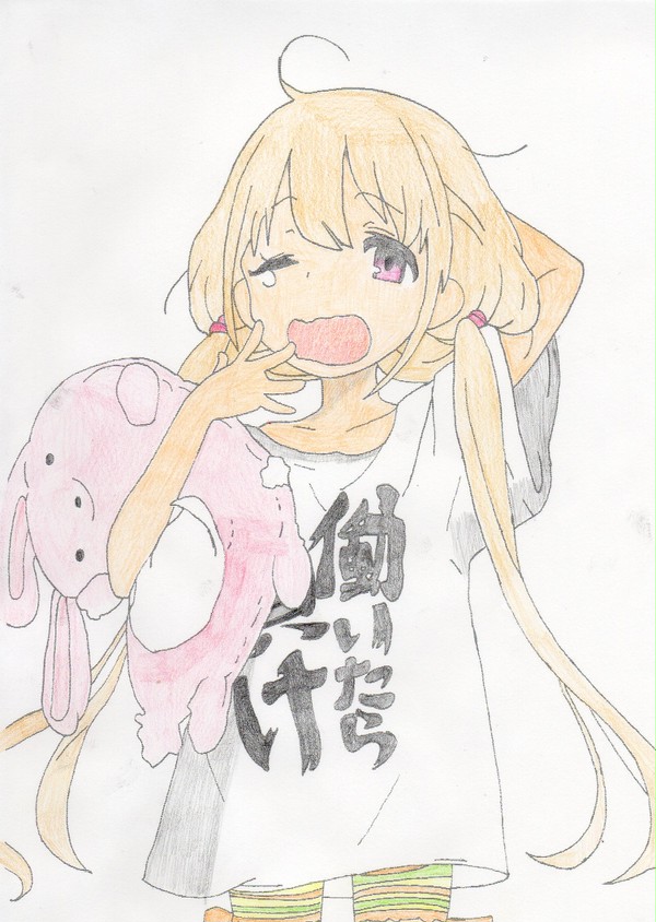 寝て起きて寝るそれが私の生きざまだぁ(　･´ｰ･｀)