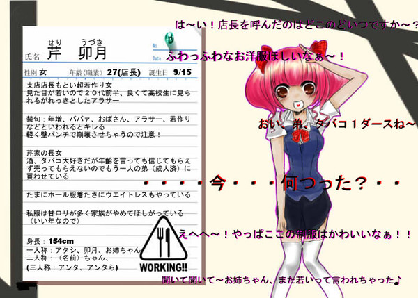 【ぴく仕事】芹 卯月【キャラシ】