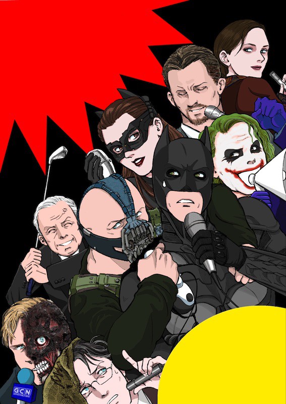 The Dark Knight Rises放題。