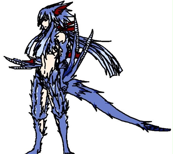 ナルガクルガ希少種擬人