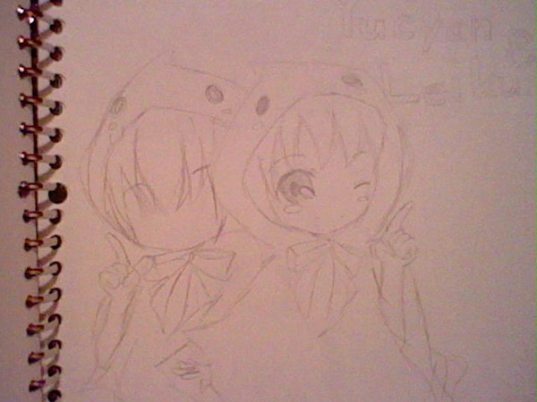 ユウちゃんレイくん描いてみた