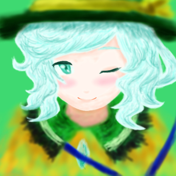 こいしちゃんひだりめとじた