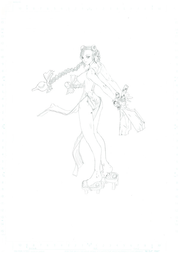 線画、下書き