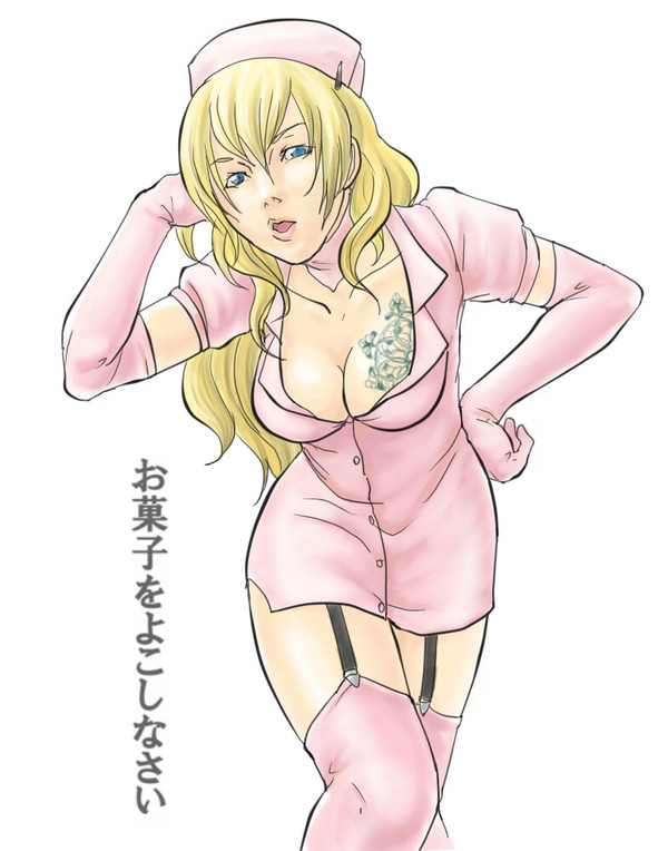 ナースコスと言い張るお嬢