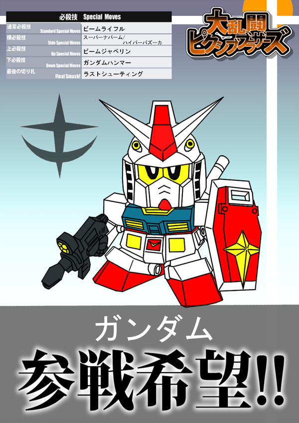 SDガンダム参戦希望！