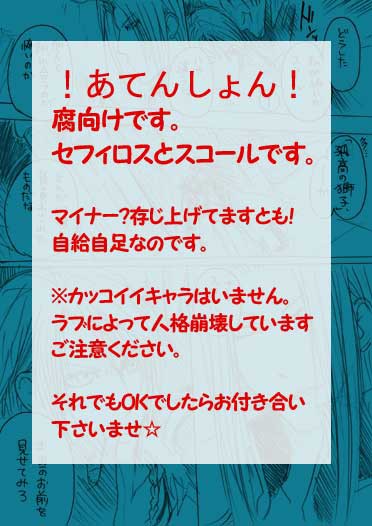 【腐向け】セフィスコ詰め合わせ。
