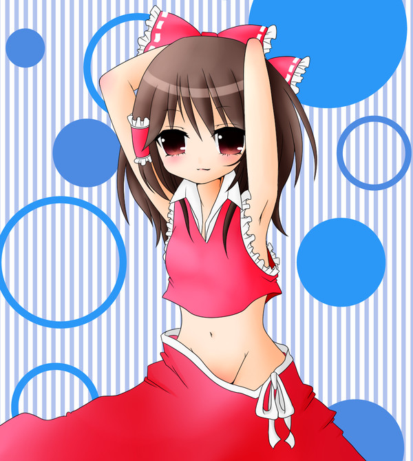 博麗霊夢を塗らせていただきました