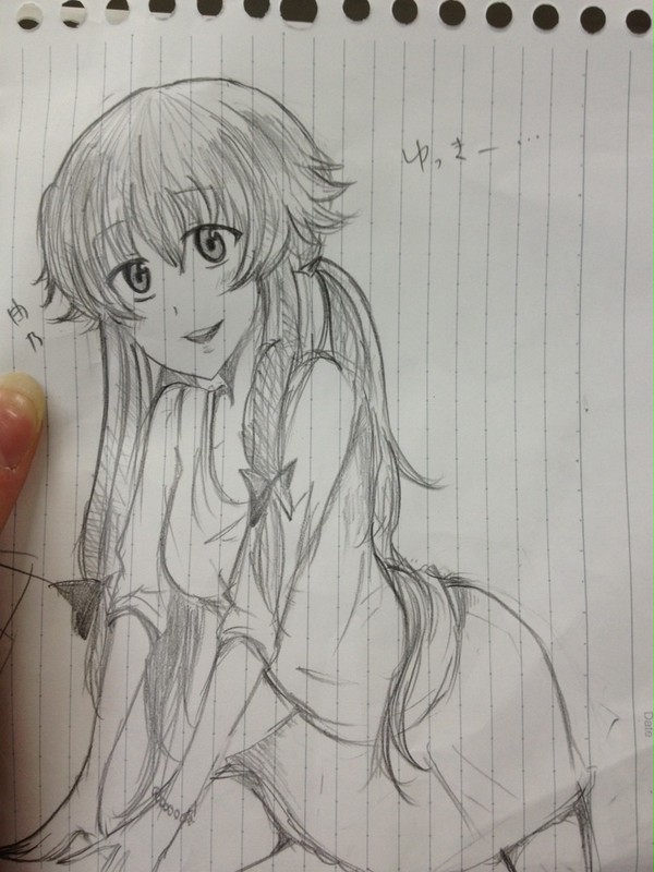 初描き由乃