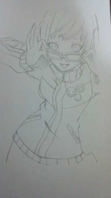 千技ちゃんの模写