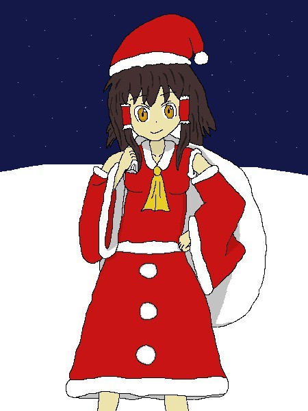 サンタ霊夢