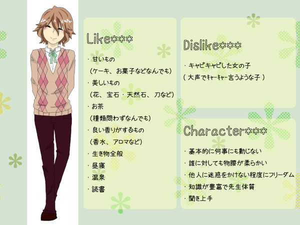 【P✶MW】 春川 蒼恭&桔梗 【補足＋店舗情報＋交流】