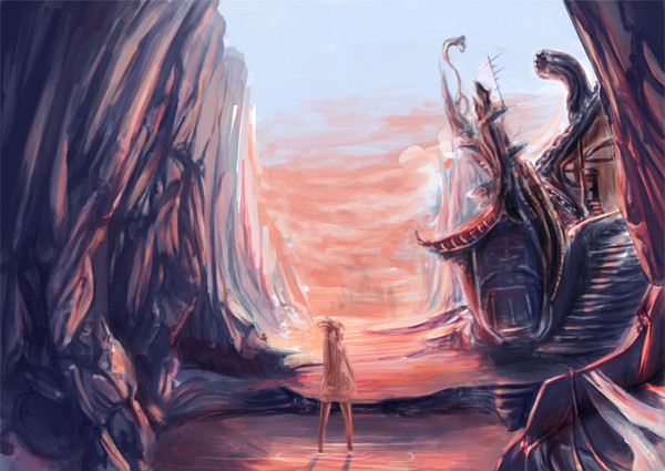 創作 ファンタジー背景