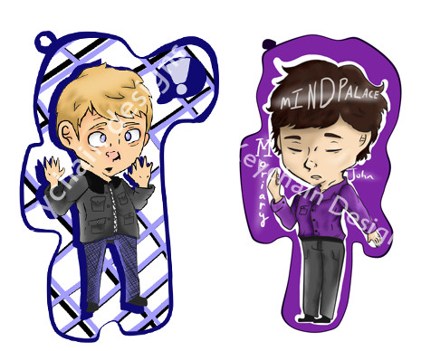 Sherlock keychains