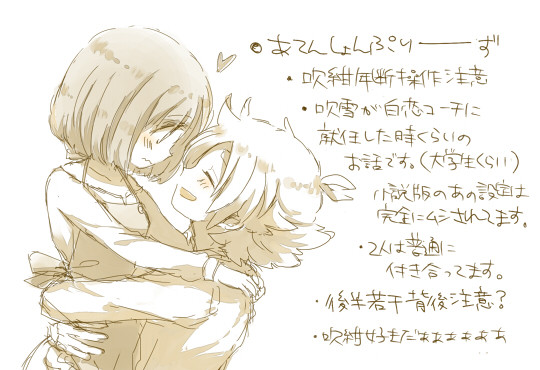 【吹紺】僕と君の