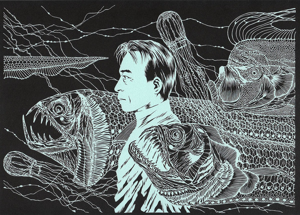hirasawa-深海魚-切り絵