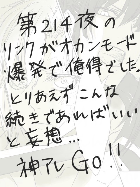 214夜 その後を妄想してみた