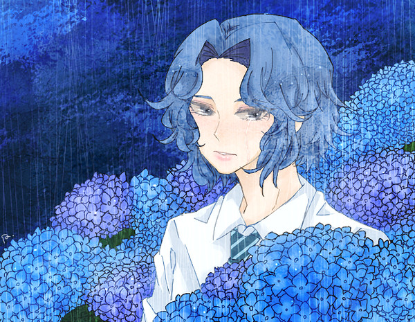 紫陽花の君