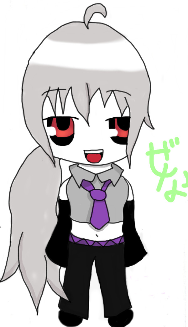 マウスで書いたハクさん