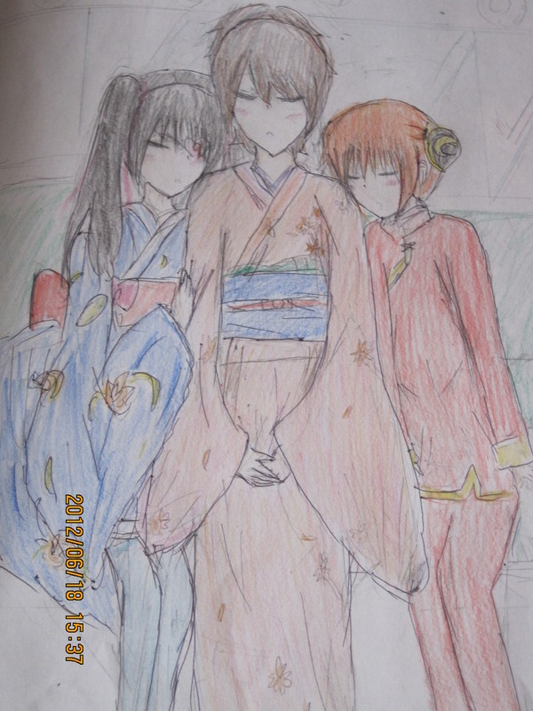 3人でお昼寝。