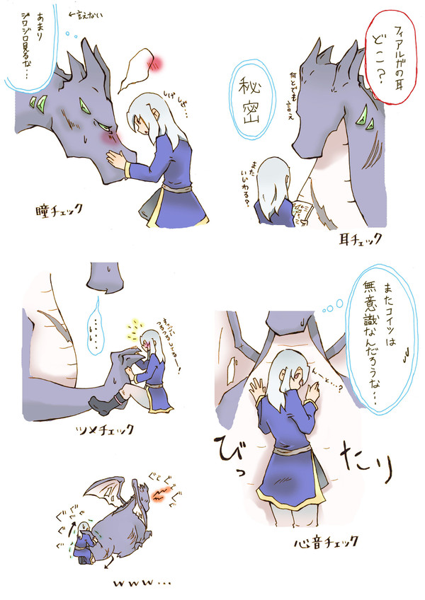 ドラゴンの健康チェック