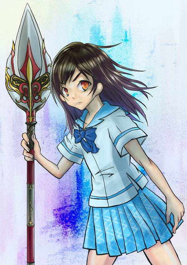槍と女の子