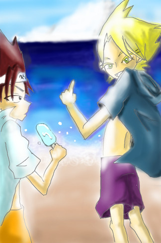 海ー！！