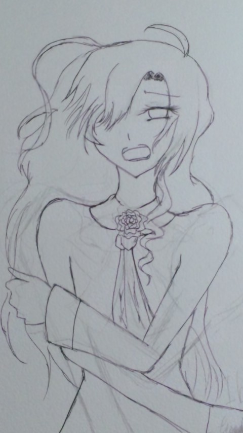 メアリー線画
