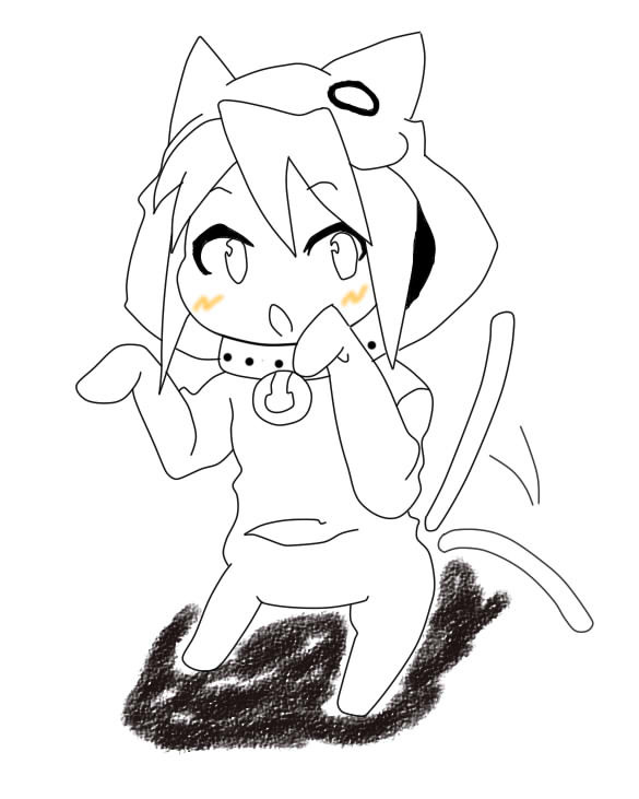ましろ　線画