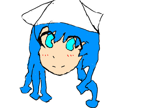 初めてパソコンでイカ娘かいてみた！