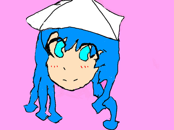 パソコンで書いたイカ娘２